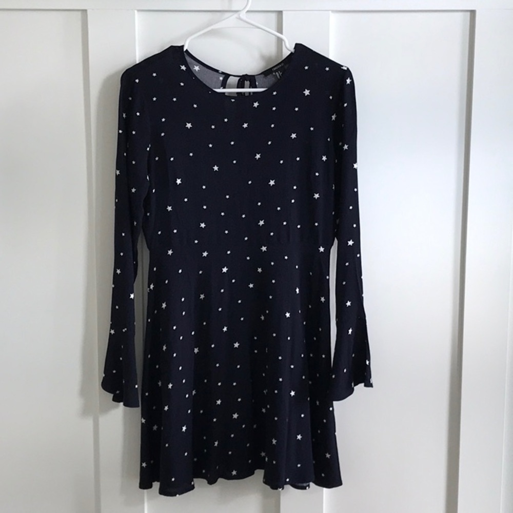 Adorable navy star dress NWOT